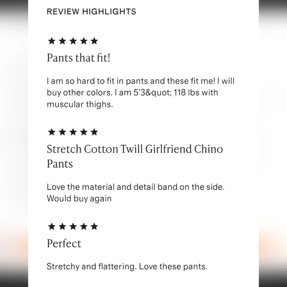 Stretch Cotton Twill Girlfriend Chino Pants - Picture 6 of 9